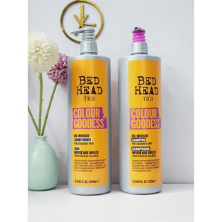 Dầu gội xả Tigi Bed Head Resur Rection 970ml phục hồi, dưỡng ẩm, dưỡng màu, chăm sóc tóc tẩy