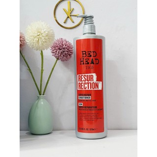 Dầu gội xả Tigi Bed Head Resur Rection 970ml phục hồi, dưỡng ẩm, dưỡng màu, chăm sóc tóc tẩy