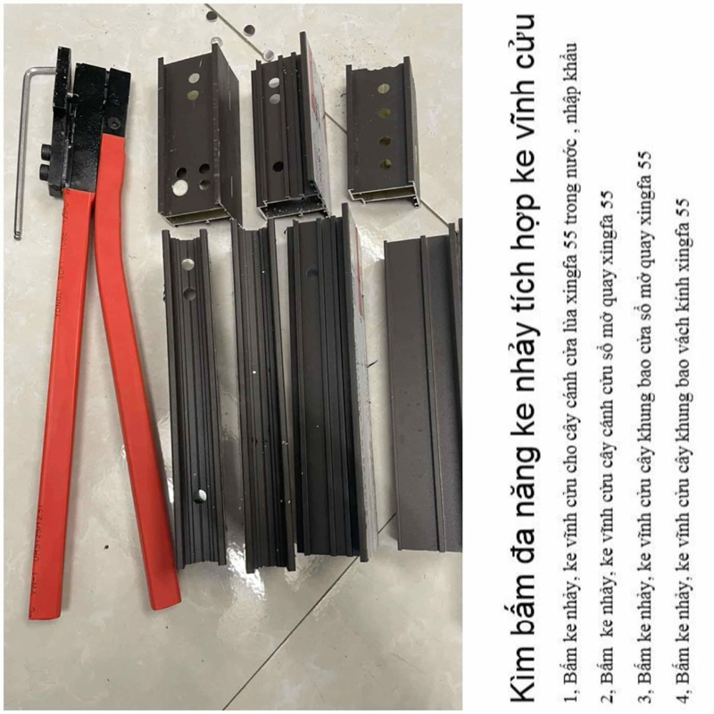 ☆☆☆KÌM BẤM NHÔM XINGFA CHO KHUNG CỬA SỔ--KHUNG BAO VÁCH KÍNH