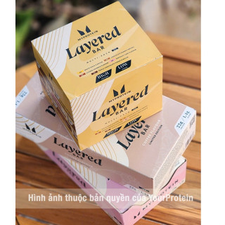 [SALE] Myprotein - Layered Bar - Bánh protein nhiều lớp - hộp 12 bánh
