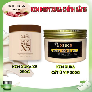  Combo kem dody trắng da Xuka X5 Và kem Xuka Cốt Ủ VIP 300g trắng nhanh cấp tốc chống nắng cấp ẩm cho da 