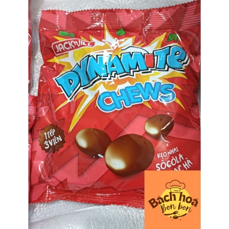 Kẹo 3 viên Dynamite Chew  thơm ngon gói 125g