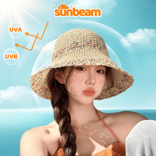  Mũ Cói Đi Biển SUNBEAM Viền 7 Màu Phong Cách Vintage  Nón Cói Chống Nắng Đi Du Lịch Gấp Gọn Không Mất Form 