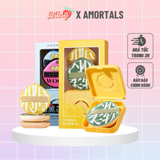 [ HOẢ TỐC 2H ] AMORTALS Bộ Mút Tán Kem Nền AMORTALS Bông Mút AMORTALS Siêu Mềm Mịn