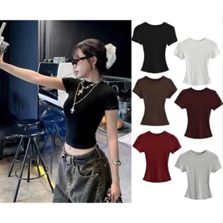 [ SLIM TEE] Áo thun Baby Tee Siêu Ôm body, thun tăm lạnh chất co dãn Lâm Tú-MA 208