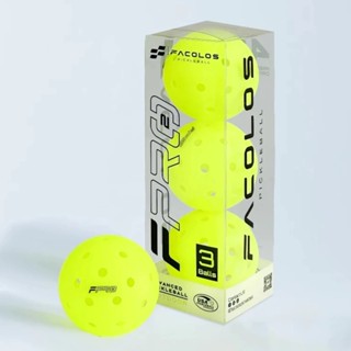 ( Chính Hãng ) Bộ 3 Bóng Pickleball Facolos F-Pro Gen 2 Performance Pickleball (USAPA) 40 lỗ