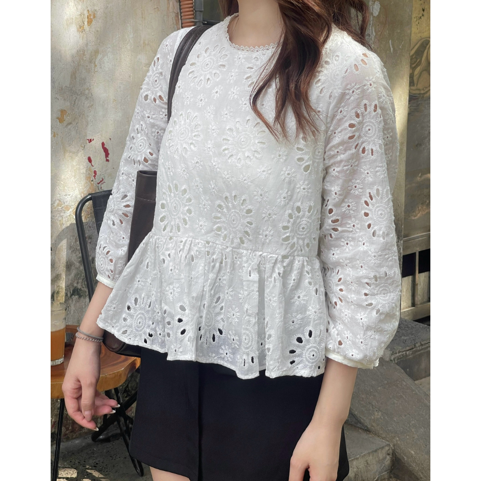 Áo babydoll thêu hoa nổi REDSHOP chất ren phong cách hàn quốc nữ 308006 | BigBuy360 - bigbuy360.vn