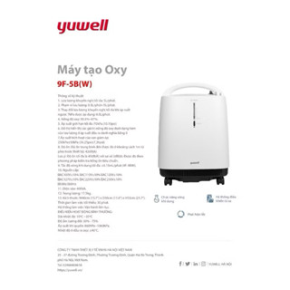 MÁY TẠO OXY YUWELL 5 LÍT KÈM KHÍ DUNG  9F-5BW
