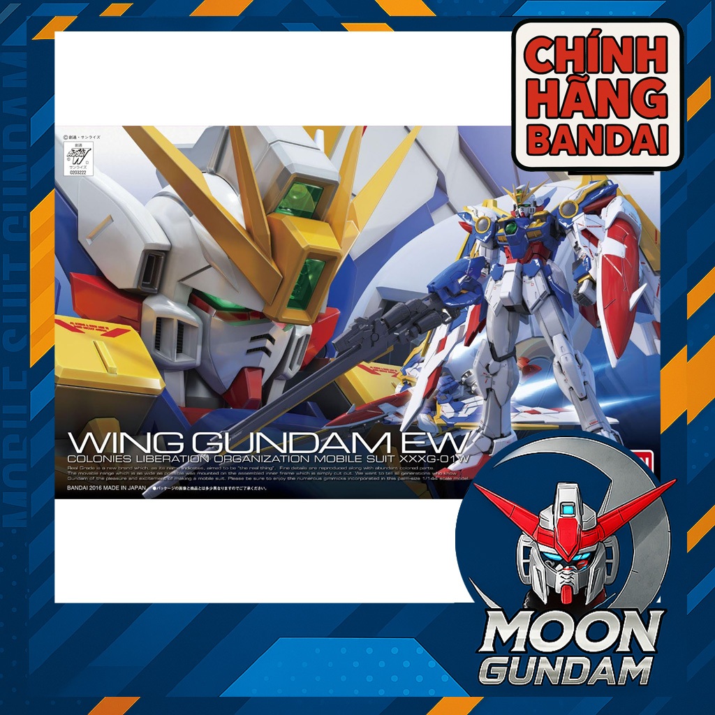 [Chính Hãng] RG 1/144 Wing Gundam EW – Mô Hình Gunpla Bandai Nhật