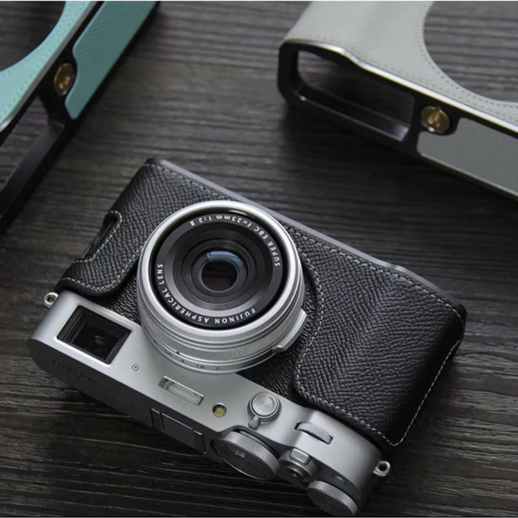 Bao da halfcase Fujifilm 𝐗𝟏𝟎𝟎𝐕𝐈 - Vỏ Túi Máy Ảnh Handmade Da Vỏ Máy Ảnh Nửa Thân Cho Fujifilm X100VI