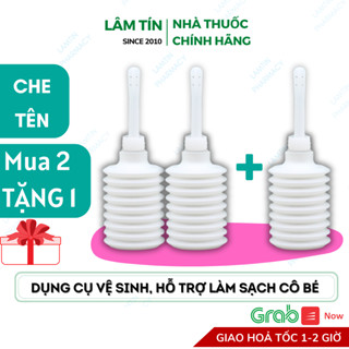 Dụng cụ vệ sinh phụ nữ giúp làm sạch hỗ trợ phòng ngừa n.ấm ngứa, tạp khuẩn cho cô bé nhựa y tế bình 100ml