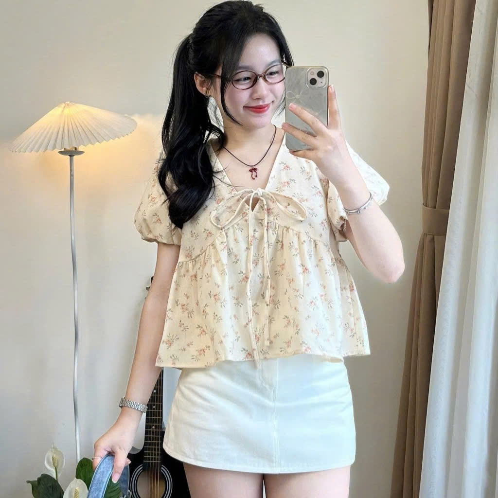Áo Babydoll Form Rộng Xinh Xắn Dáng Yêu Aobbd538 | BigBuy360 - bigbuy360.vn