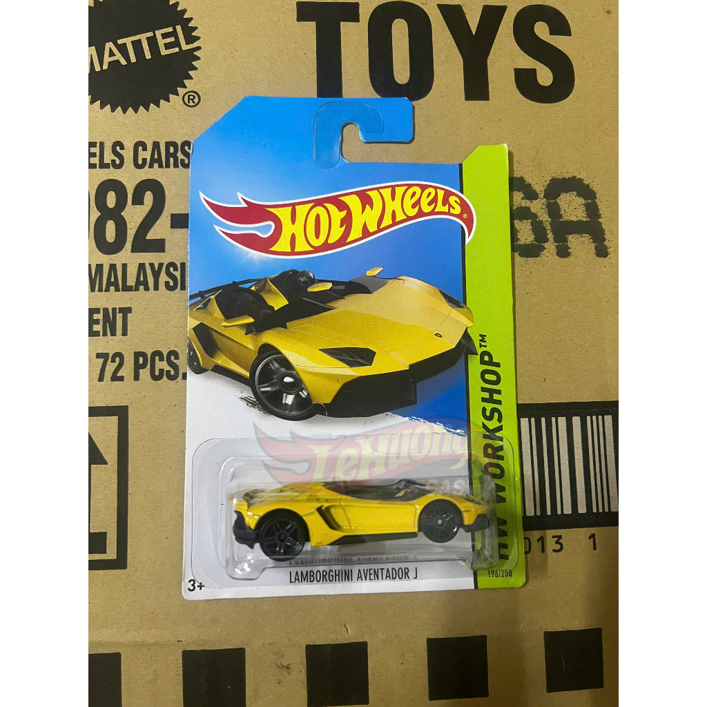 LeHuong Diecast - Xe Hot Wheels Lamborghini Aventador J (Vàng)