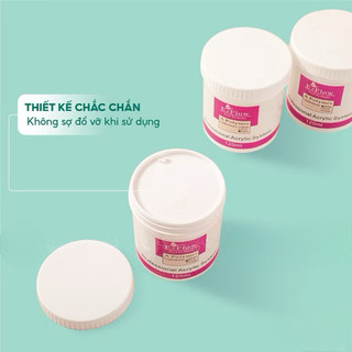 Bột đắp móng Ezflow 120ml loại xịn mịn và dẻo, không vón cục đủ 3 màu white, pink, clear