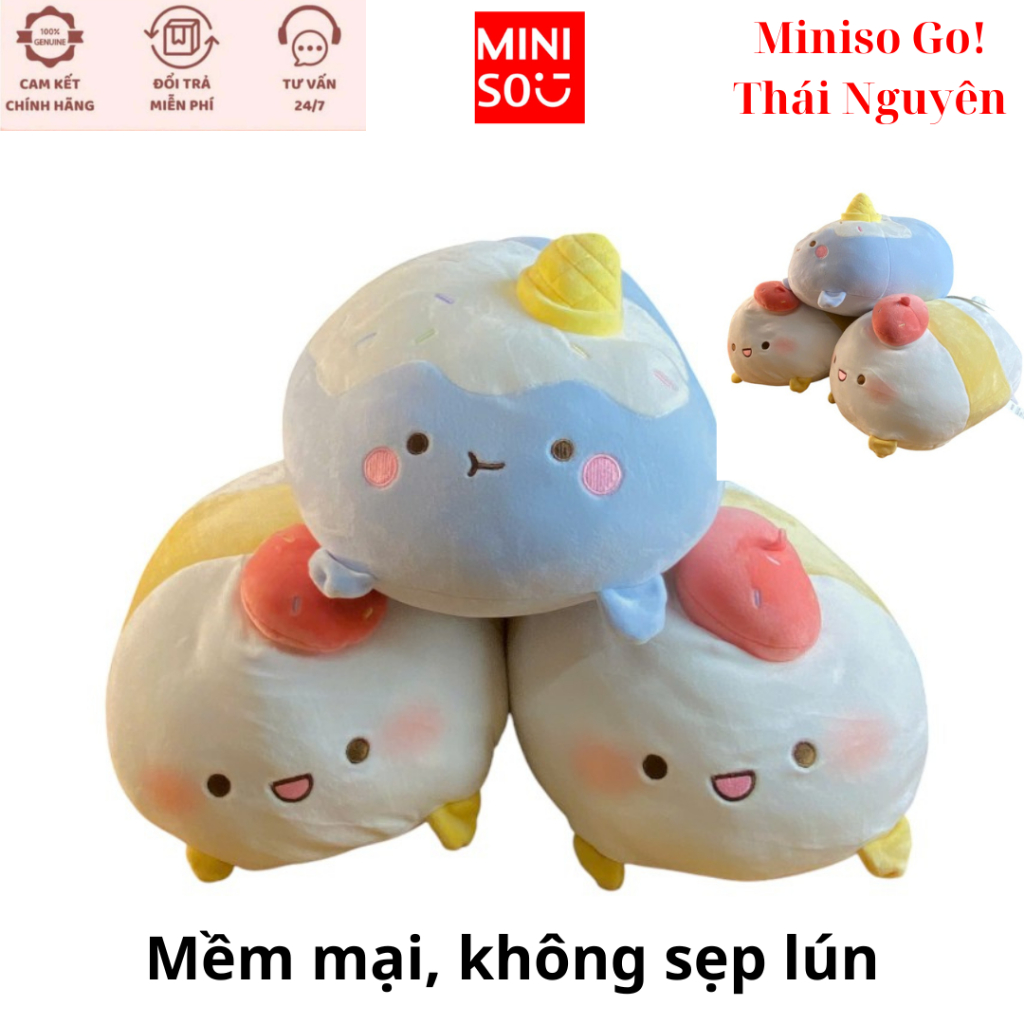Thú bông chính hãng Miniso Yummy Yummy Food xinh xắn, mềm mại 30cm
