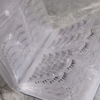  Túi sổ đựng lông mi giả Jinji sổ đựng phụ kiện trang điểm trong suốt tiện lợi đa năng nhỏ gọn 