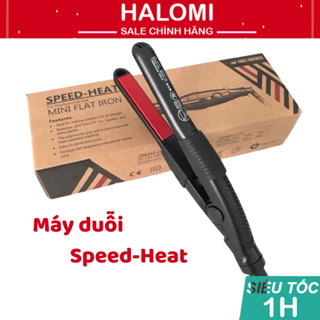 Máy là tóc duỗi tóc mini SPEED HEAT lưỡi đỏ dùng cho kẹp mái kẹp tóc nam nóng nhanh an toàn