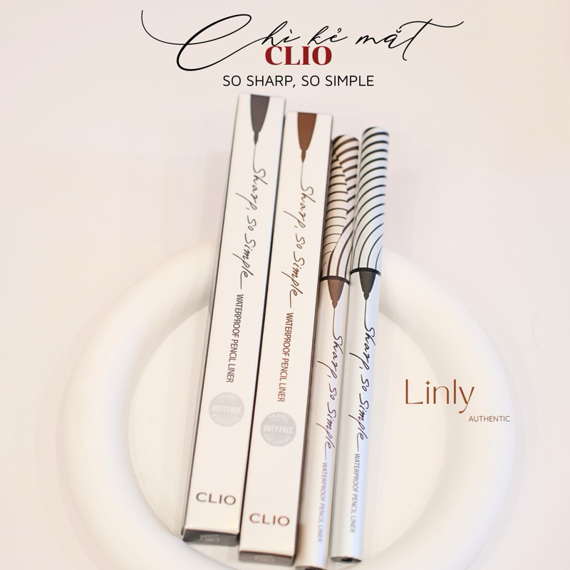 CHÌ KẺ MẮT CLIO SHARP SO SIMPLE WATERPROOF PENCIL LINER