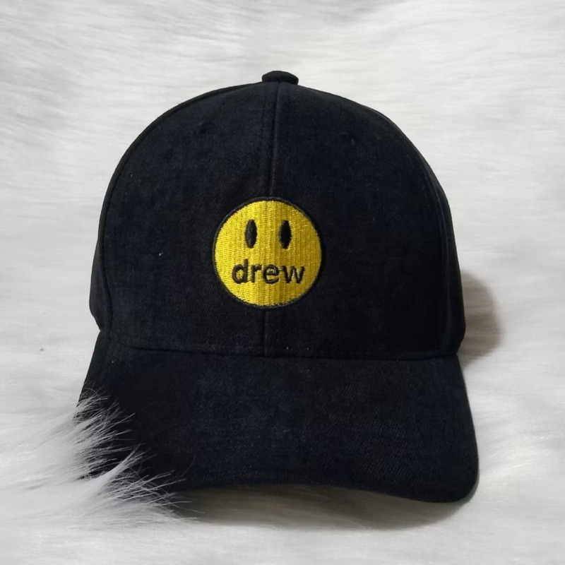 Mũ lưỡi trai, nón kết cao cấp cho bé thêu MẶT CƯỜI DREW phong cách Ulzzang unise