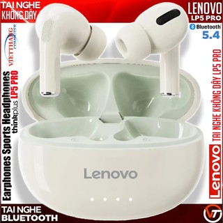  Tai nghe Bluetooth Lenovo ThinkPlus LP5 Pro mầu Be Thể thao không dây Bluetooth 5.4 Micrô Music HiFi 