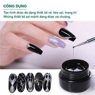 Gel nhện Vinimay vẽ móng - Gel mạng nhện trơn chất đậm đặc sợi siêu dai