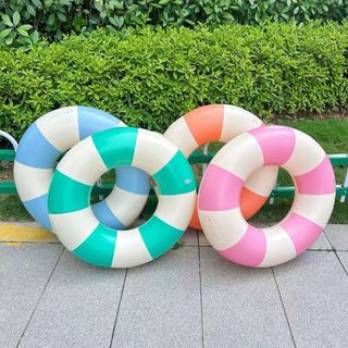 Phao Bơi Tròn Cho Bé Trai Bé Gái 3-16 Tuổi Mẫu Sọc Vằn FB36 DD