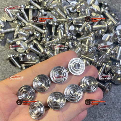 Ốc Dàn Áo Yamaha Inox 304 Phay Thái 5li Xoắn Gắn Ex, Sirius, NVX, Nouvo, Lexi, R15, XSR,Grande,Janus