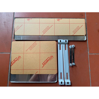 Khung ép biển số ô tô Mẫu Cũ mica thái ( biển dài 11*47cm, biển vuông 21* 28,5cm)