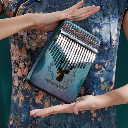 Đàn kalimba gỗ hộp cộng hưởng 17 phím CEGA-M17- KÈM HỘP CHỐNG SỐC