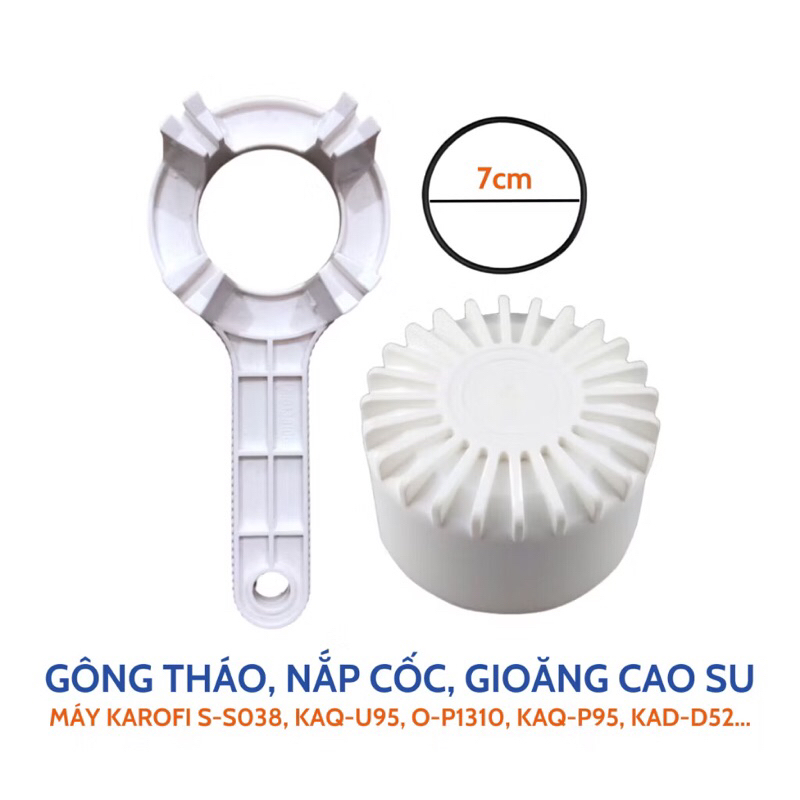 Nắp Cốc Lọc Karofi - Dùng thay thế cho model máy : S-s038, KAQ-u03, KAQ-U05, KAQ-U95