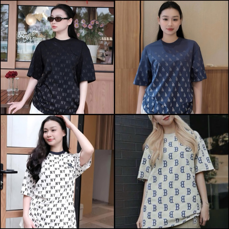 (HÀNG XUẤT XỊN) Áo NY015 M/I/B MONO GRAM TEE IN BLACK