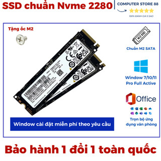 Ổ cứng SSD Nvme 256G 512G hàng tháo máy sức khoẻ tốt + cài win miễn phí
