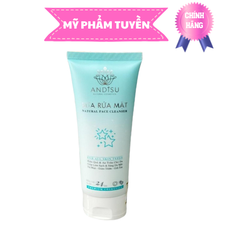Sữa Rửa Mặt Dưỡng Trắng Da ANDISU