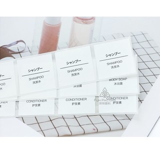 Set sticker, nhãn dán, tem dán chai lọ chiết (TEMTQ)