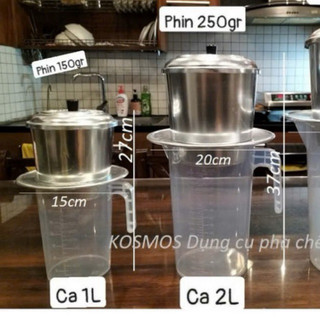  Phin nhôm pha cà phê lớn 150gram - 250gram - 1Kg 