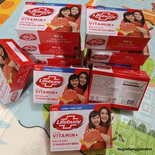 Set 10 cục Xà Bông  Lifebuoy Diệt Khuẩn Dưỡng Ẩm Chăm Sóc Da 90g-(NT)