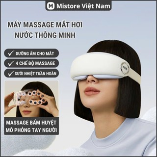 Máy massage bấm huyệt mắt milife E4 pro massage 3d với 4 chế độ massage, hỗ trợ âm thanh TIẾNG VIỆT