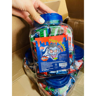  Lọ 150 kẹo cao su nhuộm lưỡi Magic Bubble Gum siêu hot 