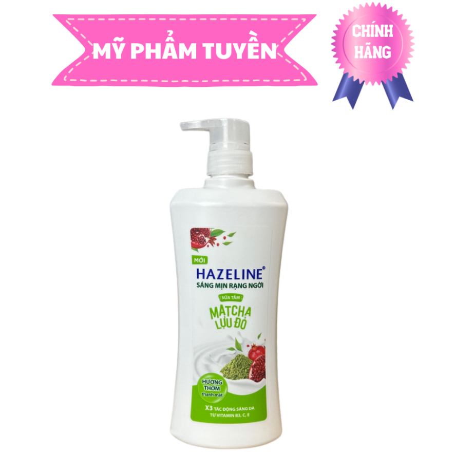 Sữa Tắm Hazeline Matcha & Lựu Đỏ 670ml