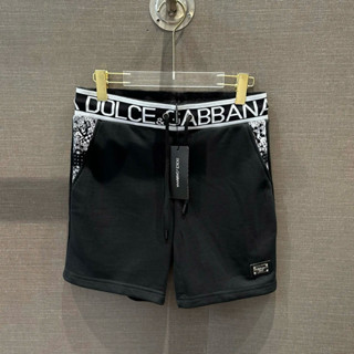 Quần short nam PB nỉ chân cua thêu logo đùi phối cạp chun dệt chữ mix in hoạ tiết túi boy phố QS351P