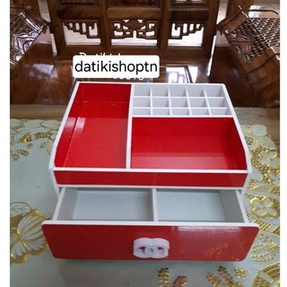 Kệ mỹ phẩm 25cm màu đỏ