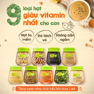 [ CHÍNH HÃNG - DATE 2027 ] Combo 9 loại hạt quý Mămmy nhập khẩu chứa nhiều vitamin và dinh dưỡng cho bé từ 6 thánSư