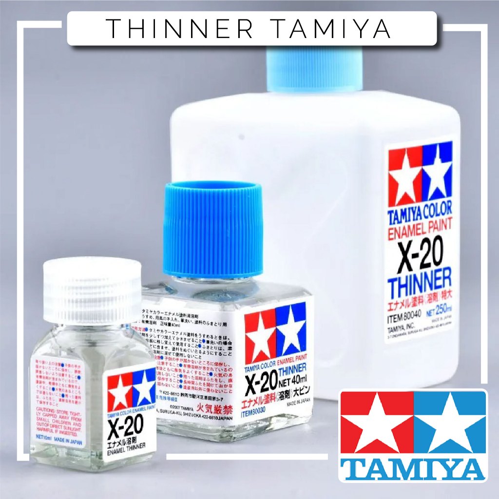 Tổng hợp Dung dịch thinner pha sơn - Gốc Enamel - Lacquer, Acrylic - dung tích 10ml ~ 250ml Tamiya