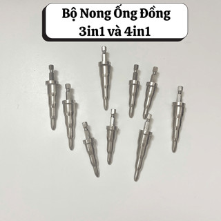 [Inox 304] Nong Ống Đồng 3in1 Và 4in1 Nong Bằng Khoan Pin Cầm Tay Phi 6, 10, 12, 16mm, Inox Nguyên