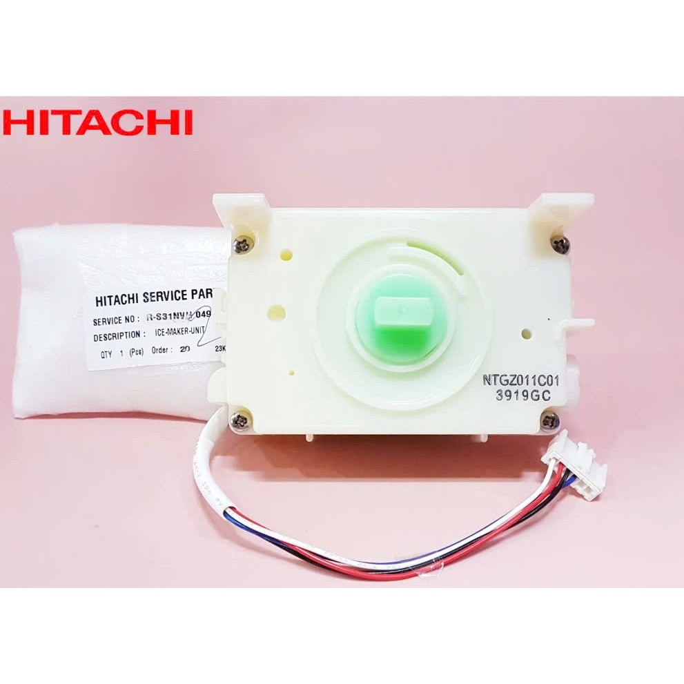MOTOR ĐÁ XOAY, MOTOR ĐÁ RƠI, MOTOR ĐỔ ĐÁ TỦ LẠNH SIDE BY SIDE HITACHI 4 CÁNH – HÀNG CHÍNH HÃNG