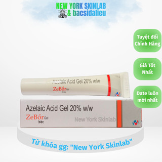 Zebor gel (15g) 20% Aze, mờ thâm mụn, giảm mụn - kem dưỡng ẩm cho da dầu mụn new york skinlab