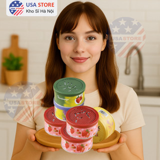 Combo 2 Hộp Sáp Thơm Dáng Tròn Để Nhà Vệ Sinh, Phòng Ngủ, Nhà Tắm - Sáp Tự Nhiên Khử Mùi Hôi Để Tủ Quần Áo