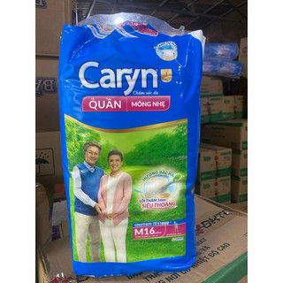 Bỉm, tã quần người già caryn size M16/L14/XL12