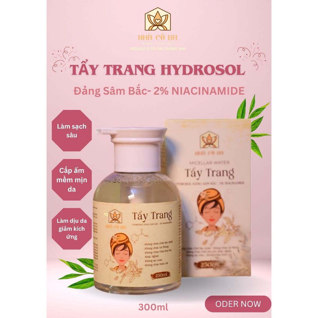 TẨY TRANG ĐẲNG SÂM BẮC NHÀ CÔ BA