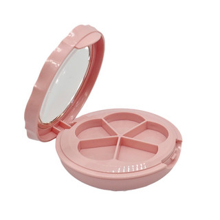 Khay đựng son 5 ngăn có gương (kèm cọ mini, không kèm khay lót nhôm)